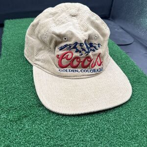Coors Banquet‎ Beer Snapback Rope Hat Golden Colorado - Brewing Light Authentic